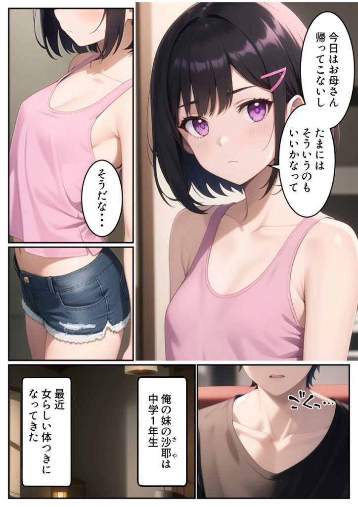 【エロ漫画ちっぱい】おっぱいが膨らんできて少しエッチなことに興味が出てきた妹が最高すぎる