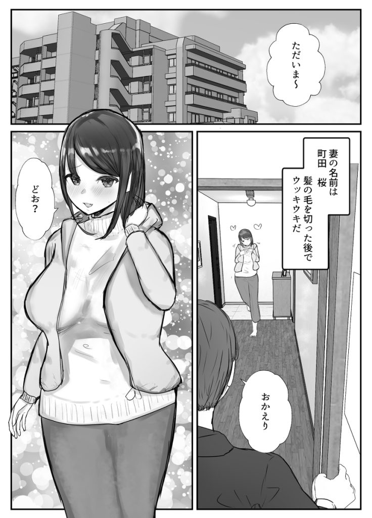 【エロ漫画NTR】飲み会で寝落ちしてしまったら妻は簡単に寝取られてしまい…