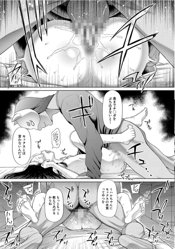 【エロ漫画レイプ】極限状態の中妊娠するまで何度もレイプされるちっぱい女の子達の運命が…