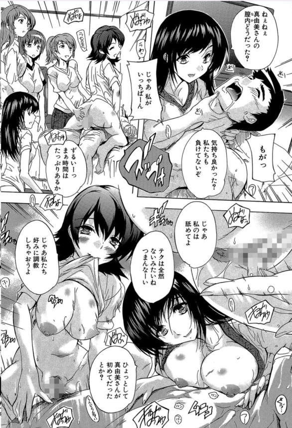 【エロ漫画ハーレム】女子社員たちの性欲処理係として寮で暮らすことになった結果…