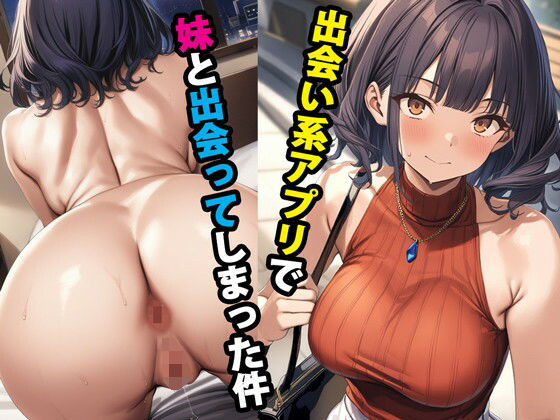 【エロ漫画近親相姦】デカ乳妹と欲望だだ漏れセックス！出会系で仲良くなったのは実の妹って…