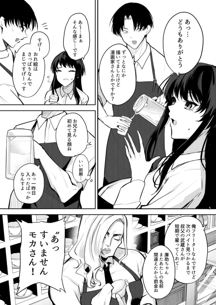 【えろまんが】バイトくんにエロ漫画のモデルを依頼してみたら