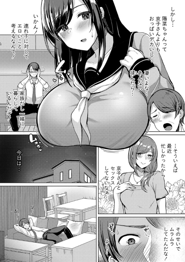 【エロ漫画】大人しそうな顔をしてSEXに興味津々な連れ子がエチエチすぎる