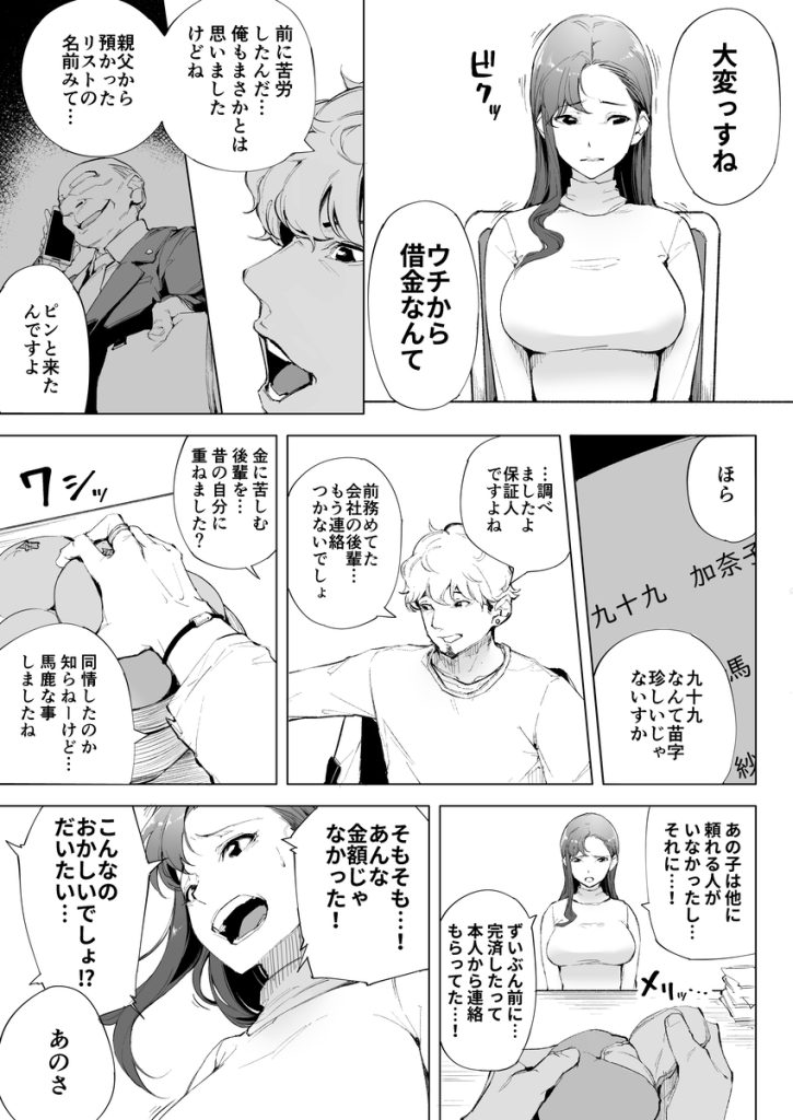 【エロ漫画人妻】人妻が弱みを握られた男に寝取られていく姿に勃起不可避！