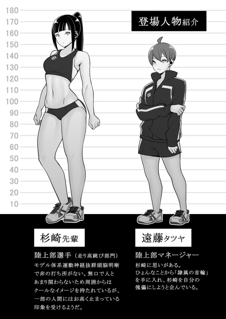 【エロ漫画】憧れの陸上部女子に怪しい首輪をつけて洗脳調教