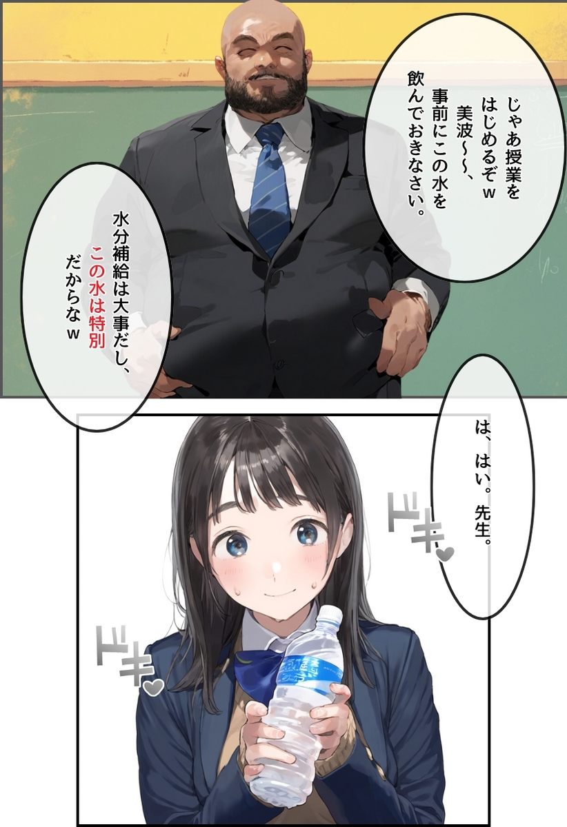 【エロ同人誌】学園一の美少女が性指導員である種付け先生による熱血指導でどんどん開発されてしまい