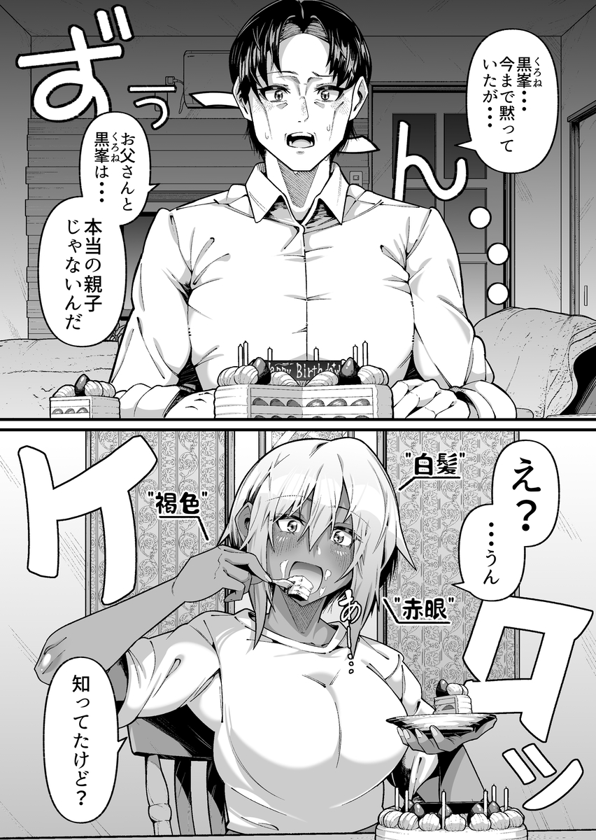 【エロマンガ】血の繋がってない親子が男と女の関係になっていく姿がたまらないっす！