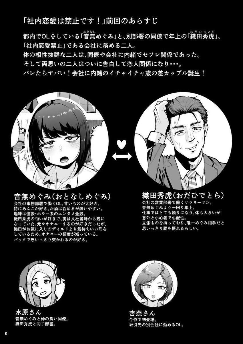 【エロ漫画】会社非公認のラブラブ年の差カップルが会社内でコッソリヤリまくってる姿がヤバい！