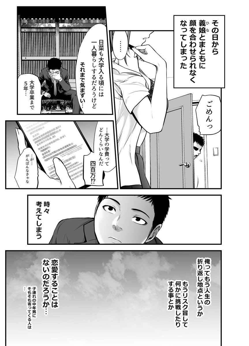 【えろまんが】娘の友人の悩みを聞いてあげてたら…エッチする関係になってしまい…