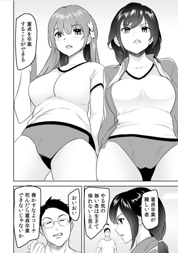 エッチなことは一切禁止の孤島でマネージャーの誘惑に負けて童貞卒業！？