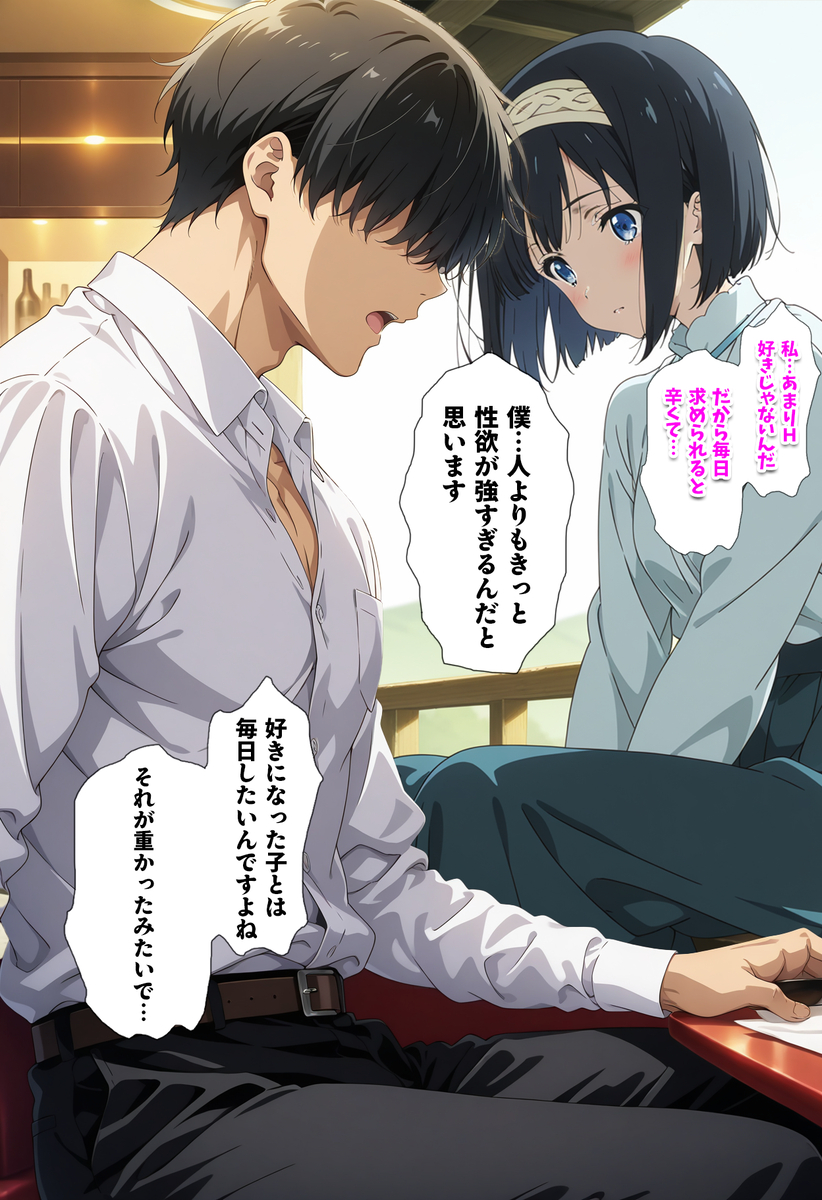 【エロマンガ】セックスレスの人妻さんが絶倫男子と濃厚セックス