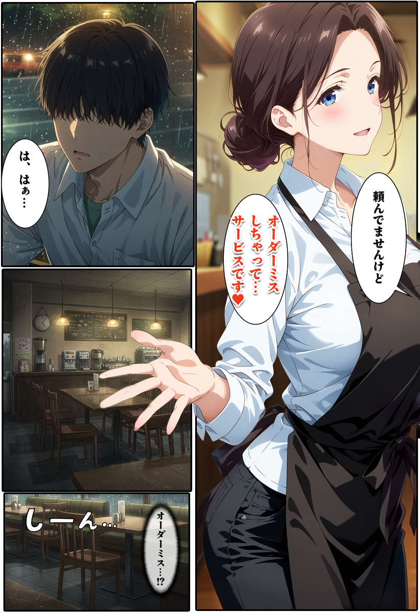 【エロマンガ】セックスレスの人妻さんが絶倫男子と濃厚セックス