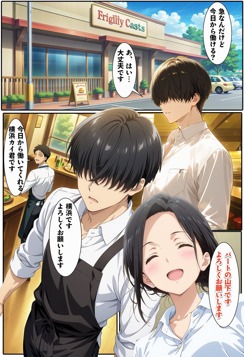 【エロマンガ】セックスレスの人妻さんが絶倫男子と濃厚セックス
