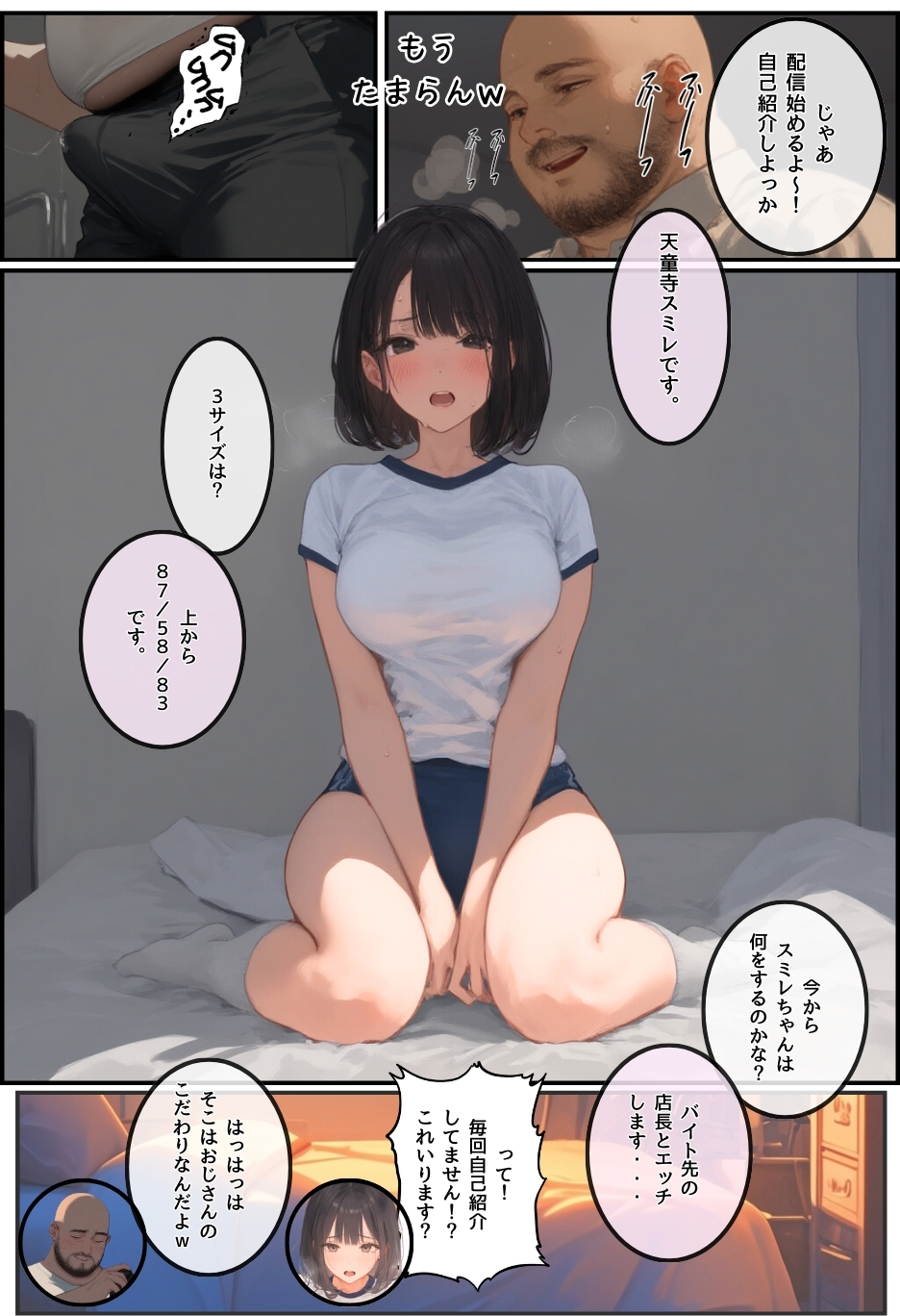 【エロ漫画NTR】大好きな女の子がバイト先の店長と肉体関係を持ってしまい…