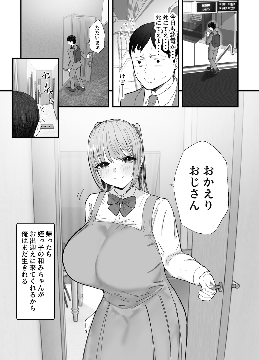 【エロマンガ】爆乳すぎる姪っ子とのイチャラブな関係が最高過ぎるwww