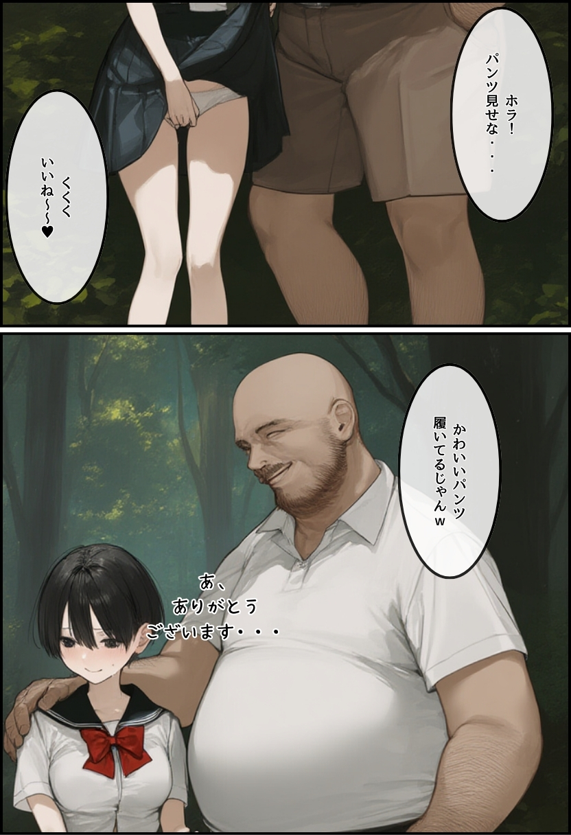 【エロマンガ】彼氏君ごめんなさい…ヤバいおっさんに排卵日付近での種付けされてる姿に勃起不可避！