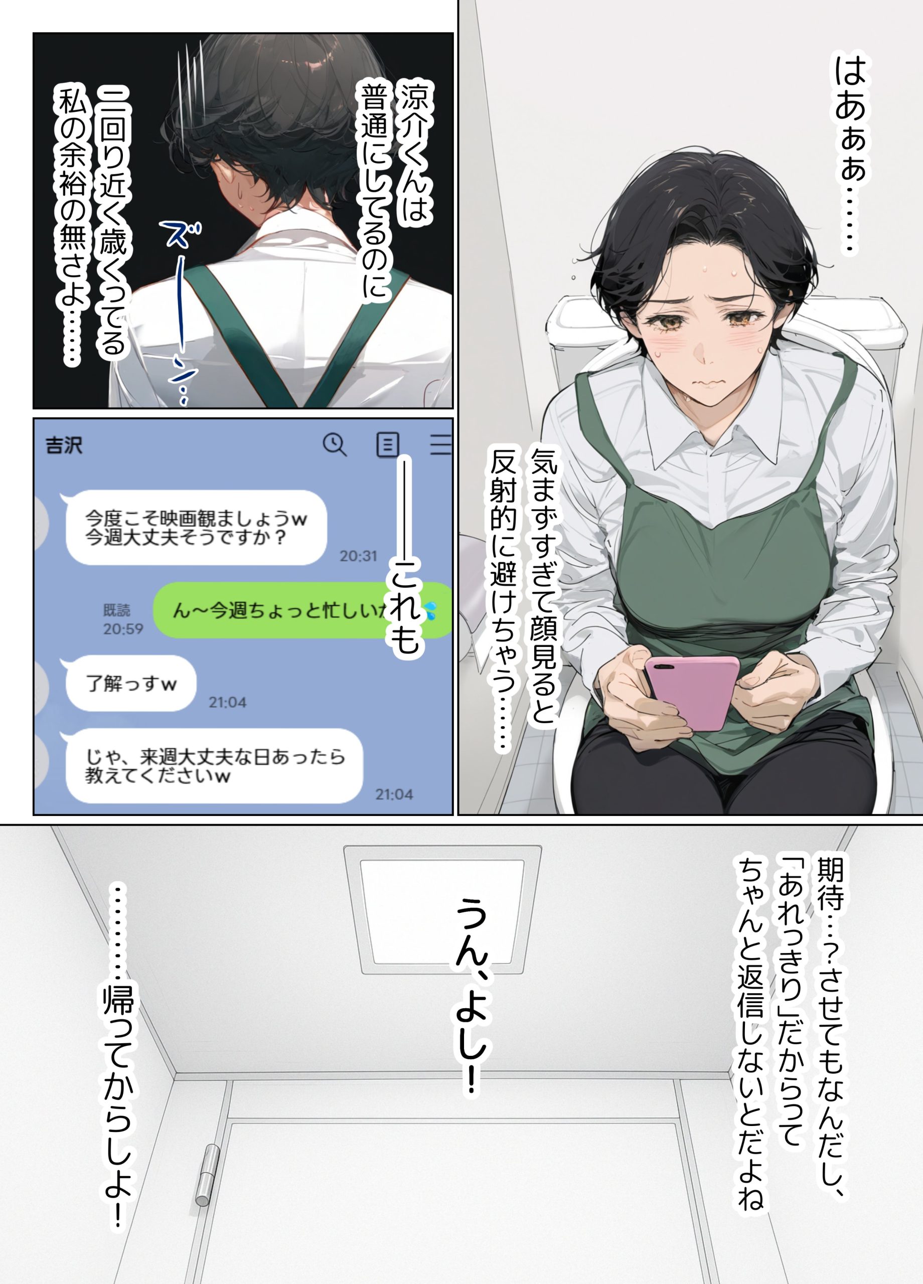 【エロ漫画人妻】若い男の子との浮気セックスで性に目覚める人妻さんに興奮が収まらない！