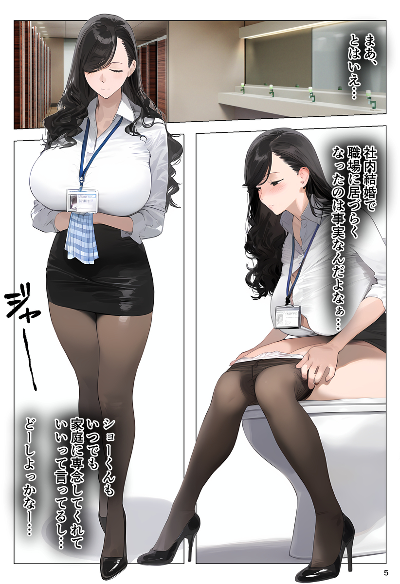 【えろまんが】底辺おじさんの催眠スマホによって無責任中出しされる若妻さん