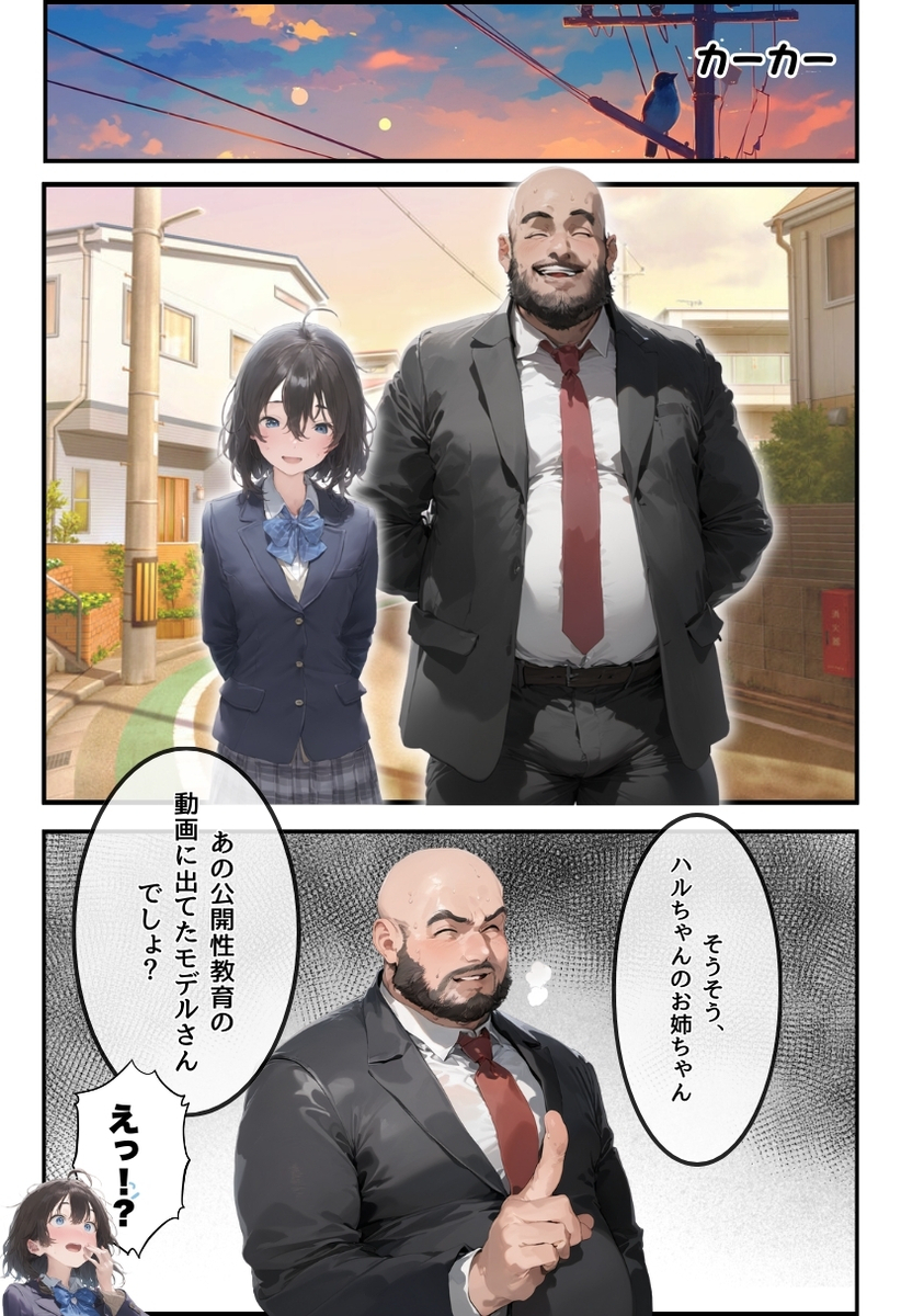 【エロマンガ】先日初体験したおじさんと同人AV撮影に挑戦！小ぶりなお胸とビンビン美乳首を変態おじさんがこねくり回すと…