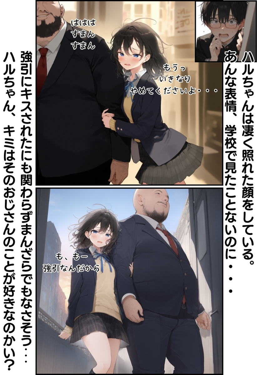 【エロマンガ】先日初体験したおじさんと同人AV撮影に挑戦！小ぶりなお胸とビンビン美乳首を変態おじさんがこねくり回すと…