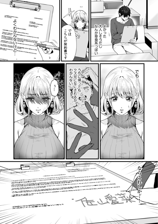 【エロマンガ】高収入、住居完備、三食付つき!?甘すぎる求人に募集したギャルの運命が…