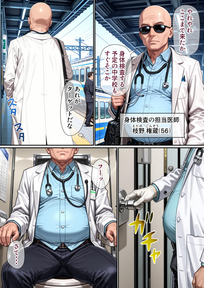 【えろまんが】身体検査のふりして妹たちの成長中おっぱいを検査しまくった結果