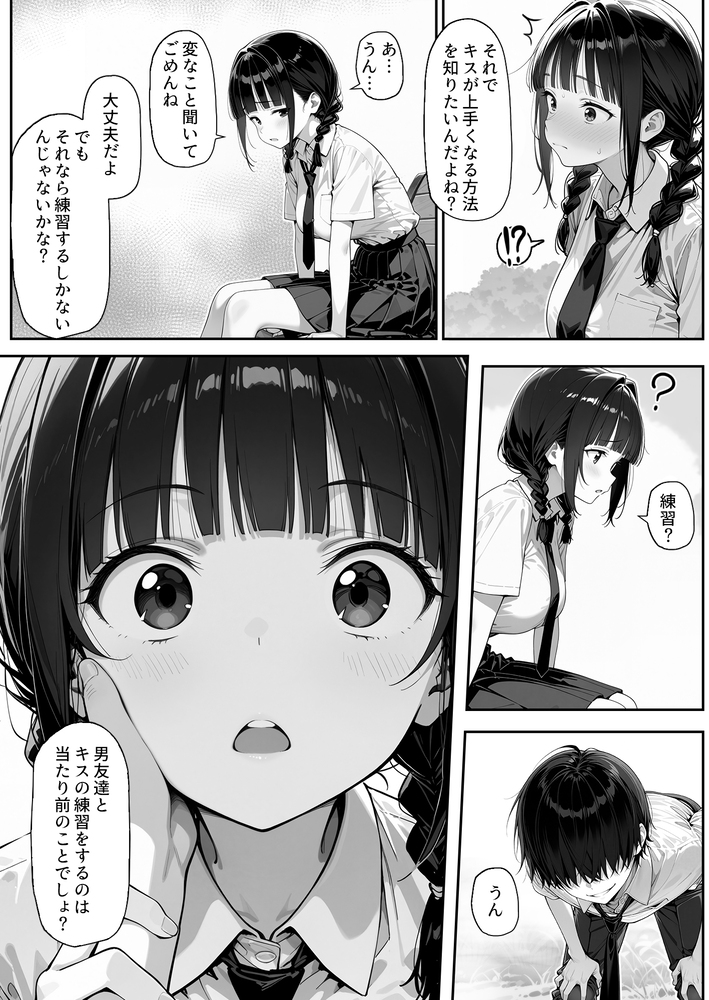【エロ漫画】恋ハナしてくる女の子に催〇つかっていろいろエッチなことしてやったwww