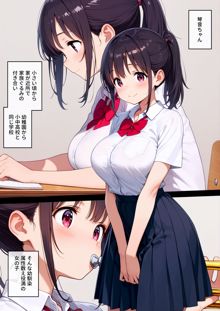 【エロ漫画】部活の先輩が紹介してくれた彼女は幼馴染の女の子で…完全に肉便器になってました…