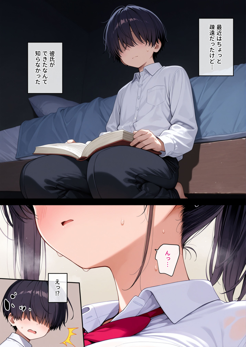 【エロ漫画】部活の先輩が紹介してくれた彼女は幼馴染の女の子で…完全に肉便器になってました…