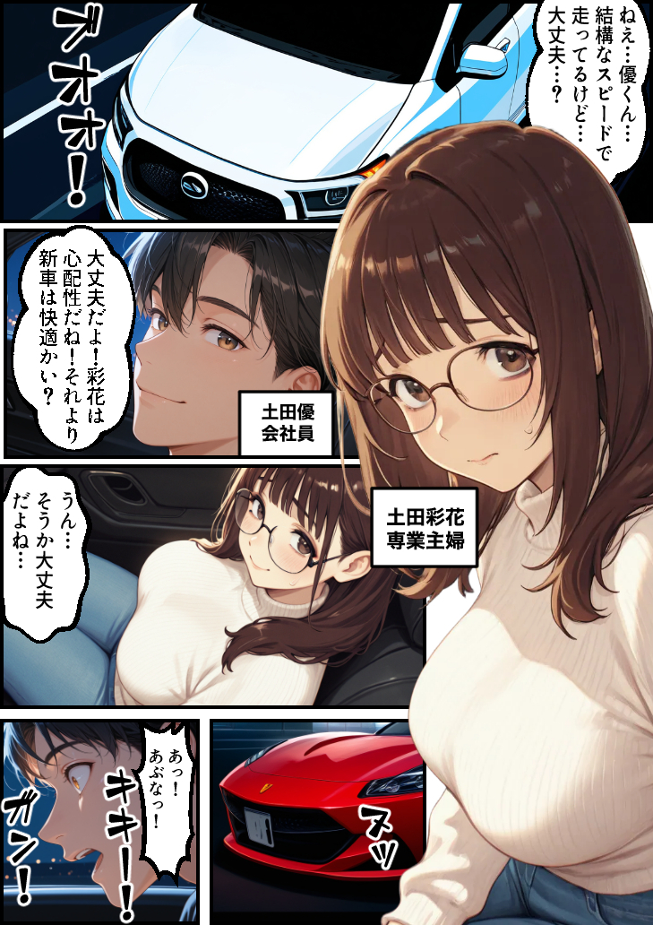 【エロマンガ】目の前で配偶者がセックスしてる姿を見て…旦那フル勃起…
