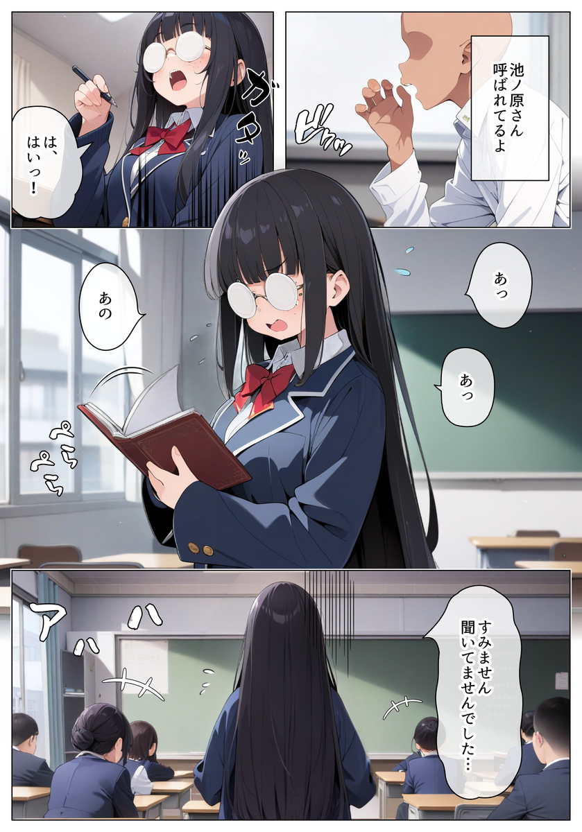 【エロ漫画】初々しい見抜きからエッチな性処理がヤバ過ぎる！