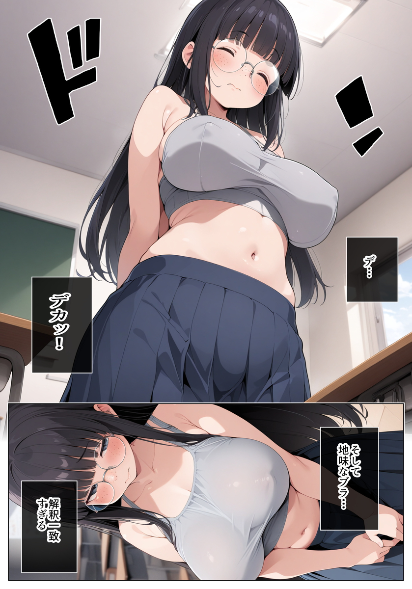 【エロ漫画】初々しい見抜きからエッチな性処理がヤバ過ぎる！