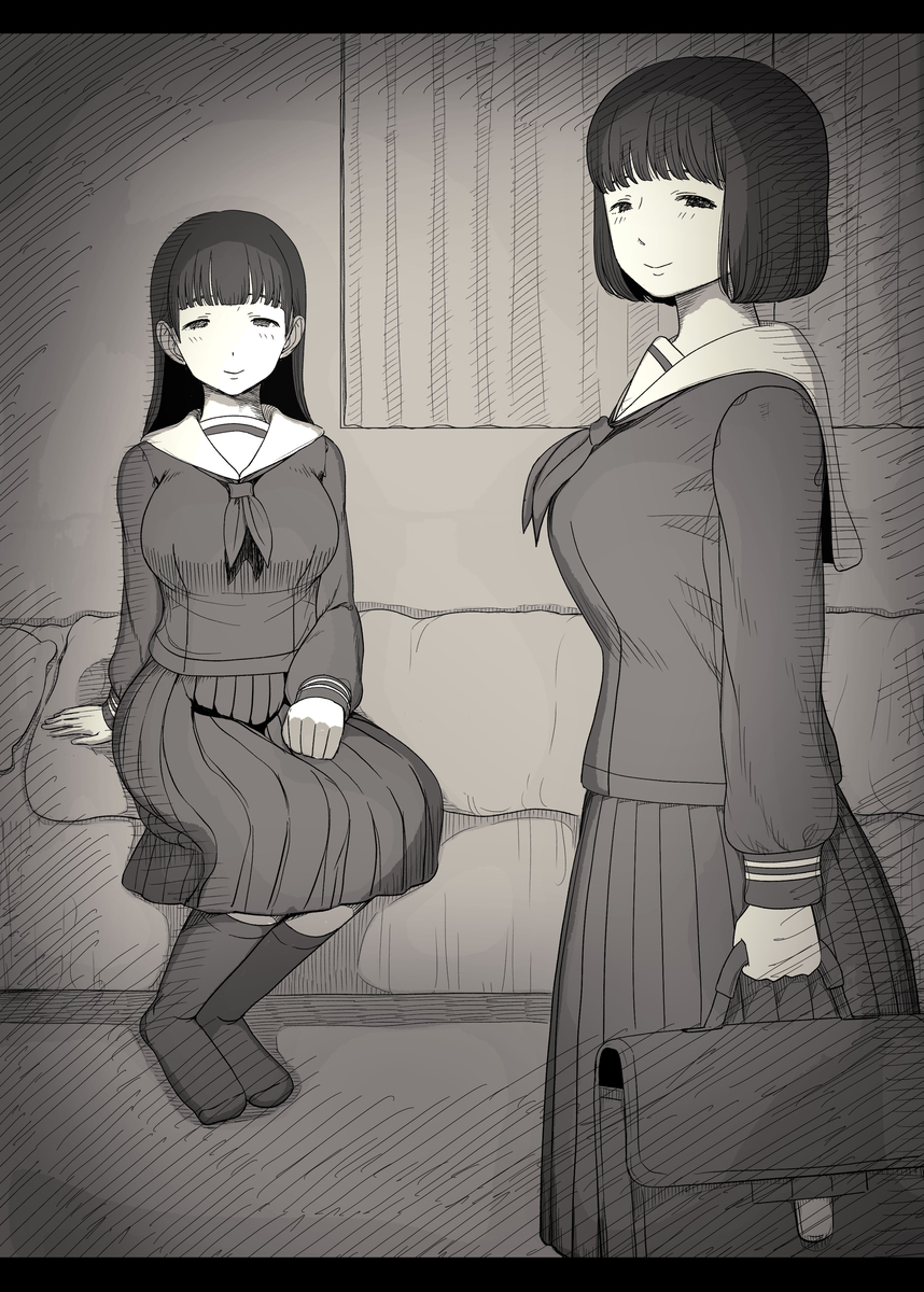 【えろまんが】女の子達に誘われて…毎日こんなハーレム状態って控えめにいって羨ましすぎるwww