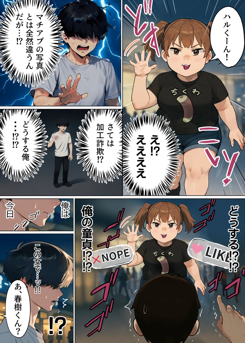 【エロマンガ】マッチングアプリってこんなエッチで最高な出会いがあるんだなwww