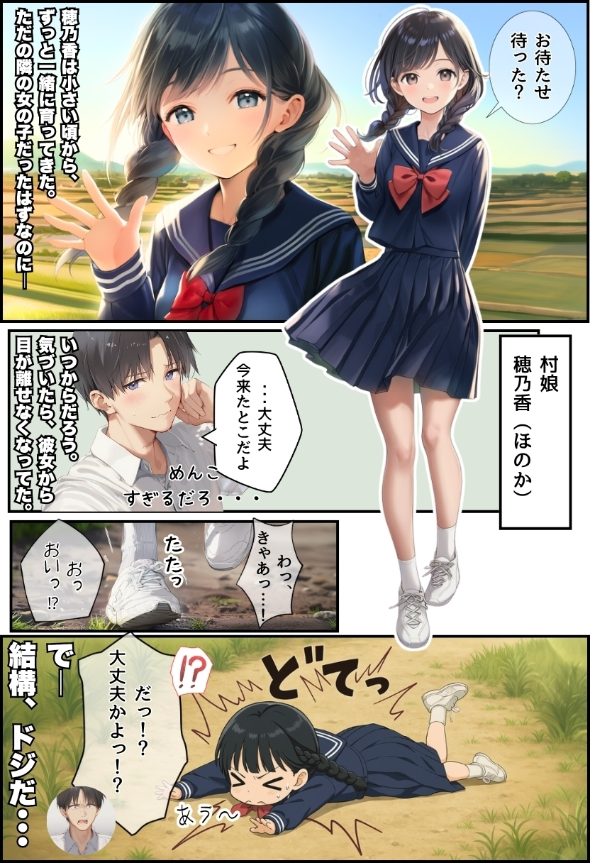 【エロ漫画】儀式という名の寝取りセックスで僕の大切な恋人が汚されていき…