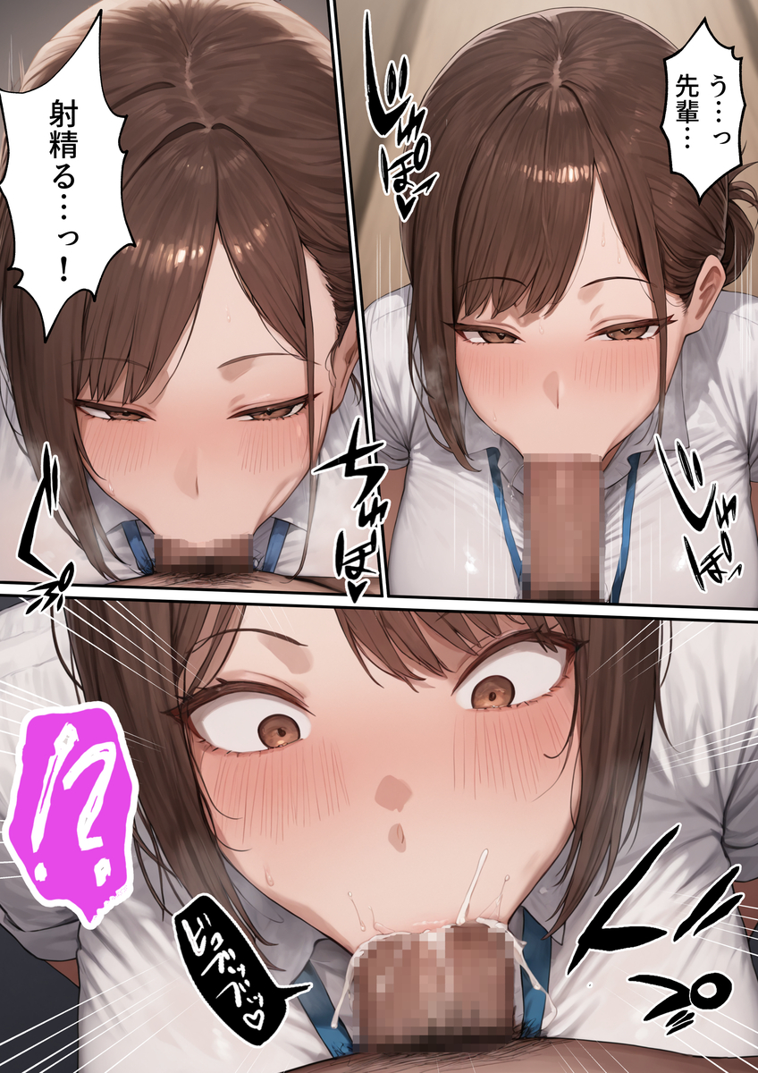 【エロ漫画】泥酔した巨乳の先輩をホテルにお持ち帰りして…