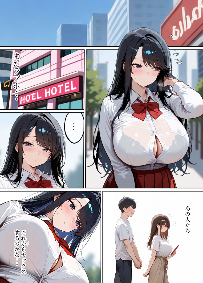 【エロ漫画】セックスを知りたくて…パパ活に足を踏み入れた巨乳ちゃんの運命が…
