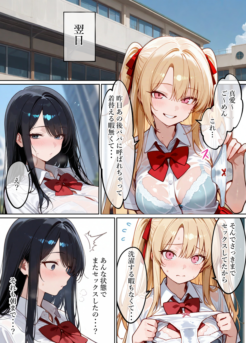 【エロ漫画】セックスを知りたくて…パパ活に足を踏み入れた巨乳ちゃんの運命が…