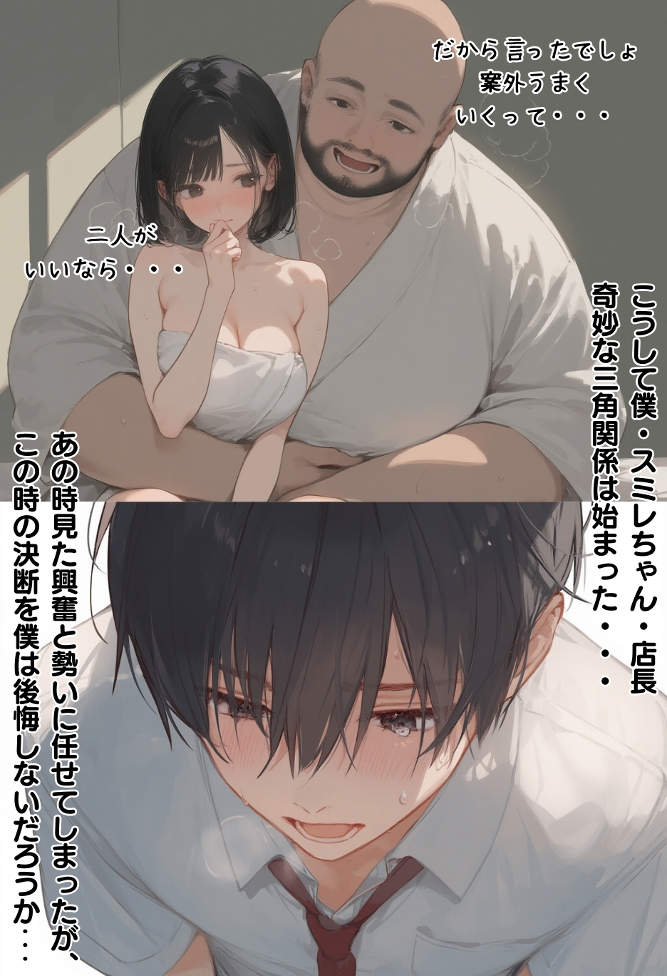 【エロ漫画NTR】種付けおじさんに寝取られて歪んだ性癖に目覚めた結果…