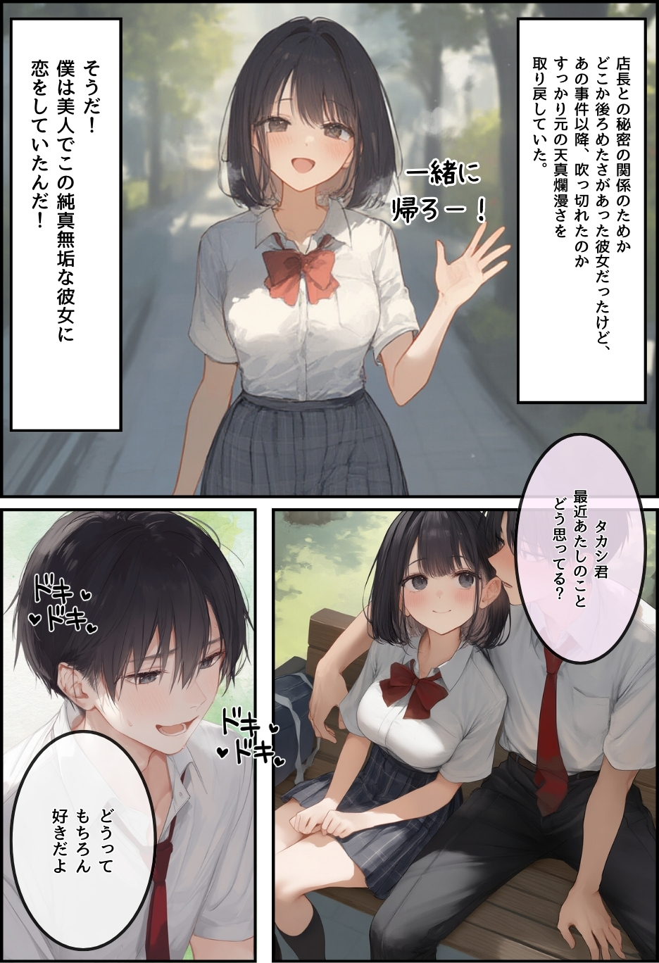 【エロ漫画NTR】種付けおじさんに寝取られて歪んだ性癖に目覚めた結果…