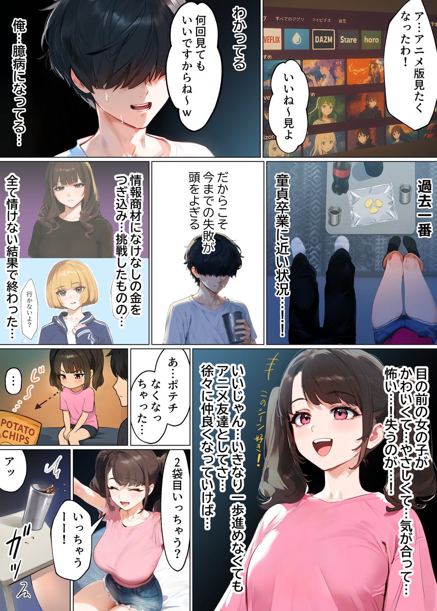 【エロ漫画】リアル過ぎるマチアプ体験談がシコリティーすぎてヤバいwww
