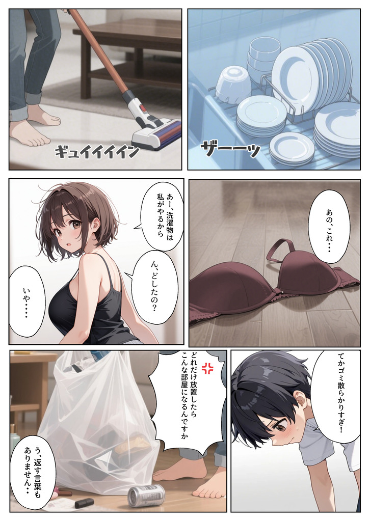 【エロマンガ】お母さんの友達が初めての体験をさせてくれて…