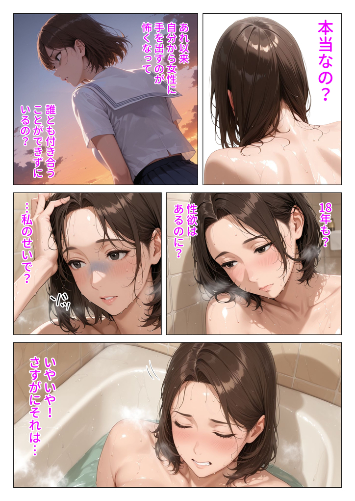 【エロ漫画】学生時代大好きだった女の子は人妻となって再会して僕のザーメンを吸い取ってくれましたwww