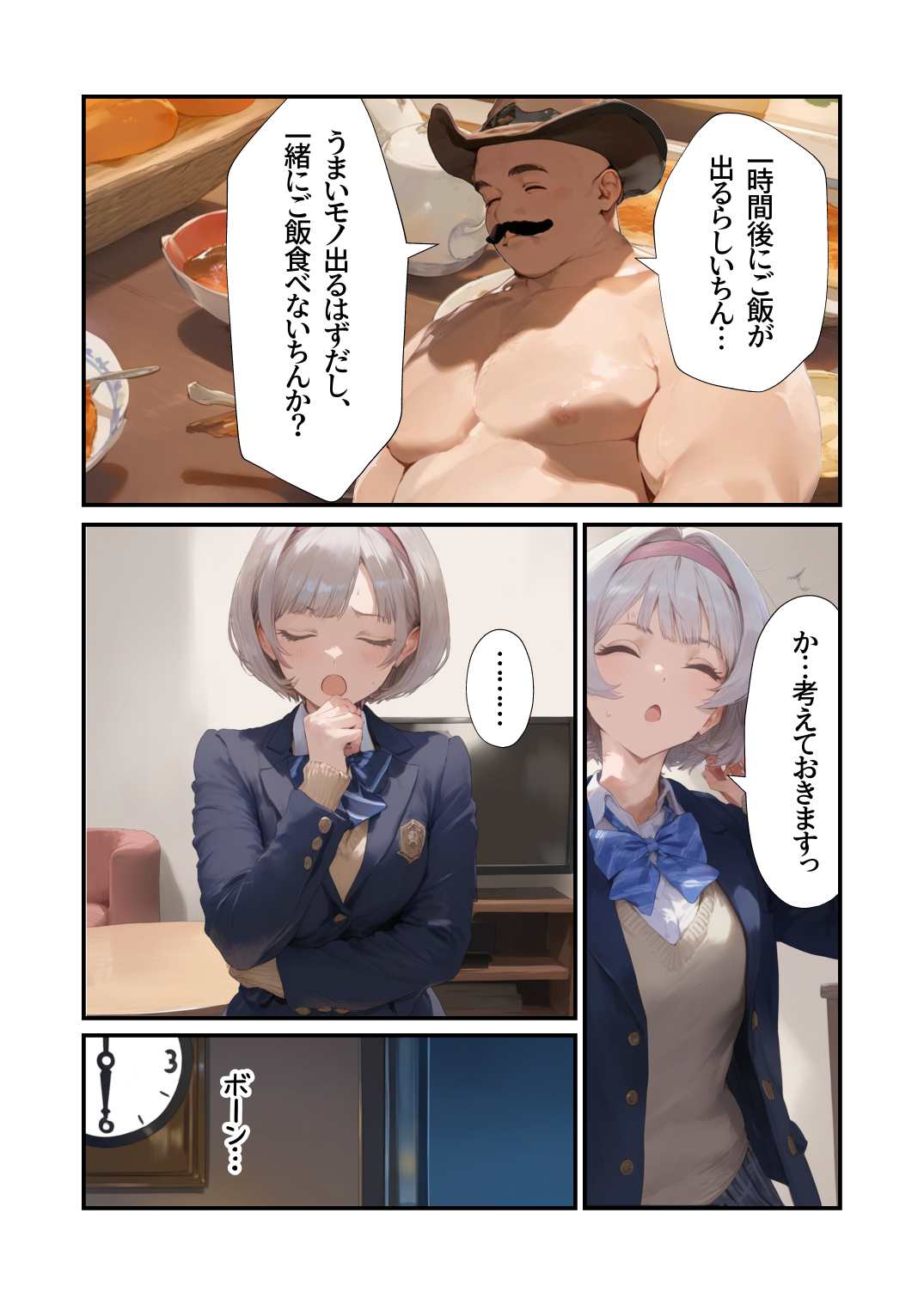 【エロ漫画】カメラの前で公開処女喪失！？エッチしないと出られない部屋に入ってしまった美少女の運命が…