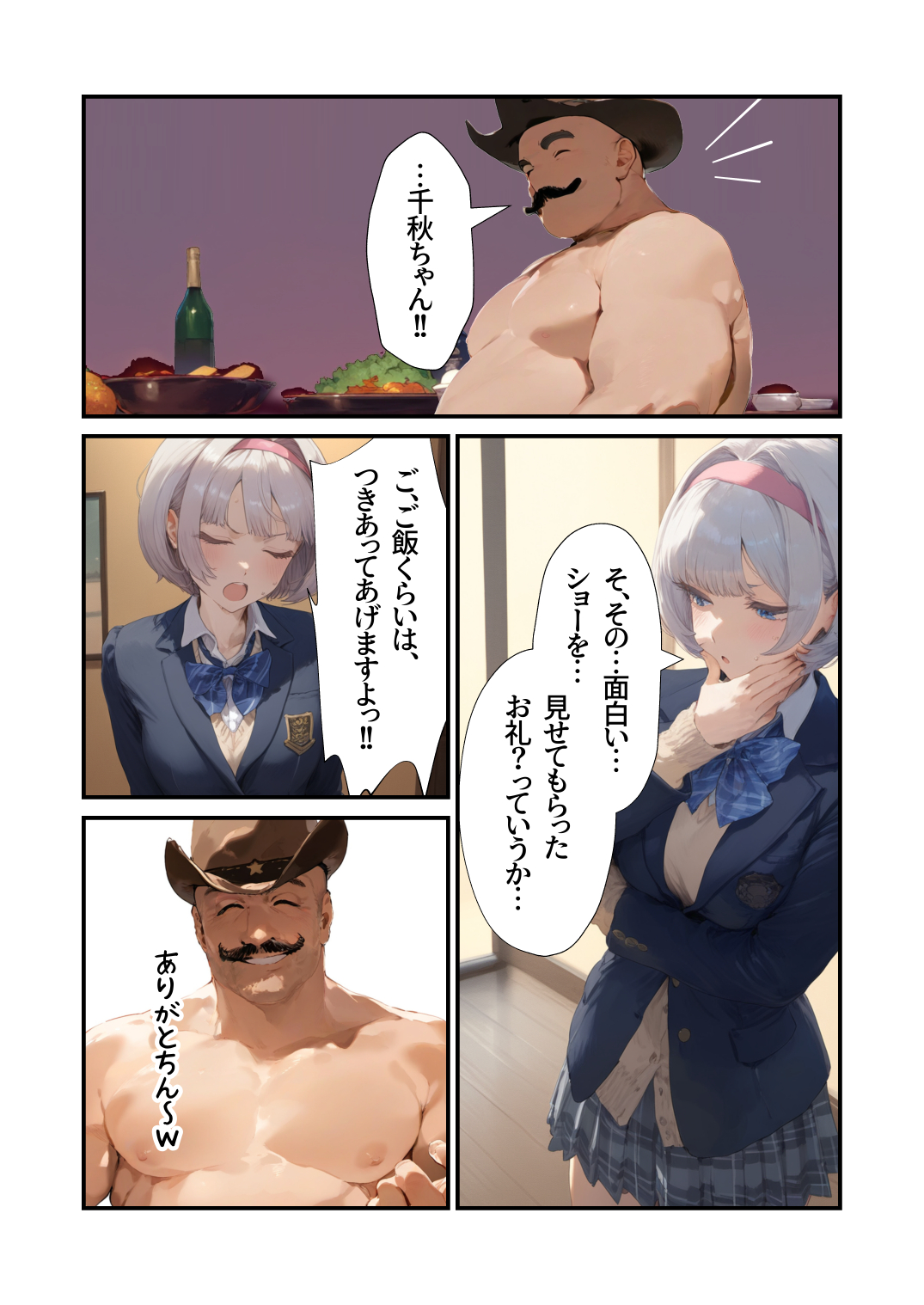 【エロ漫画】カメラの前で公開処女喪失！？エッチしないと出られない部屋に入ってしまった美少女の運命が…