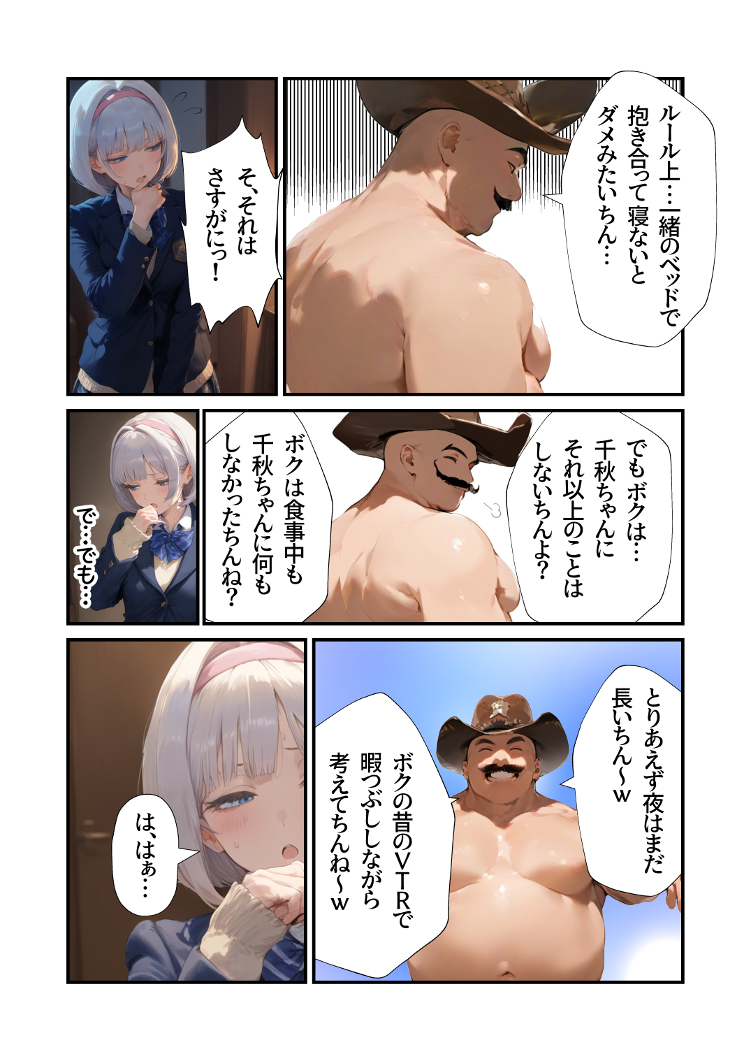 【エロ漫画】カメラの前で公開処女喪失！？エッチしないと出られない部屋に入ってしまった美少女の運命が…