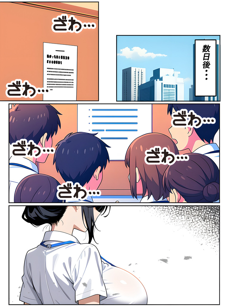 【えろまんが】仕事上の重大なミスをカラダを張って俺の彼女が守ってくれたけど…