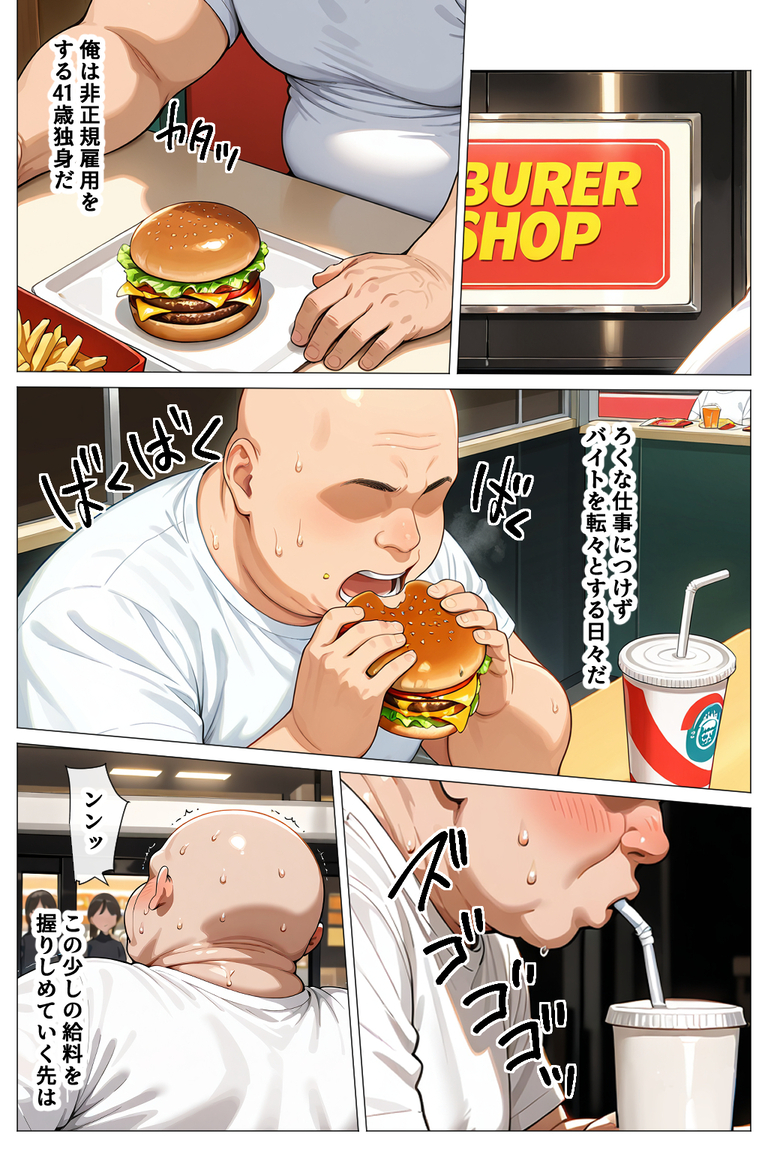 【エロ漫画】毎日通ってる喫茶店の女の子とそのお母さんのハーレム丼が最高すぎるwww