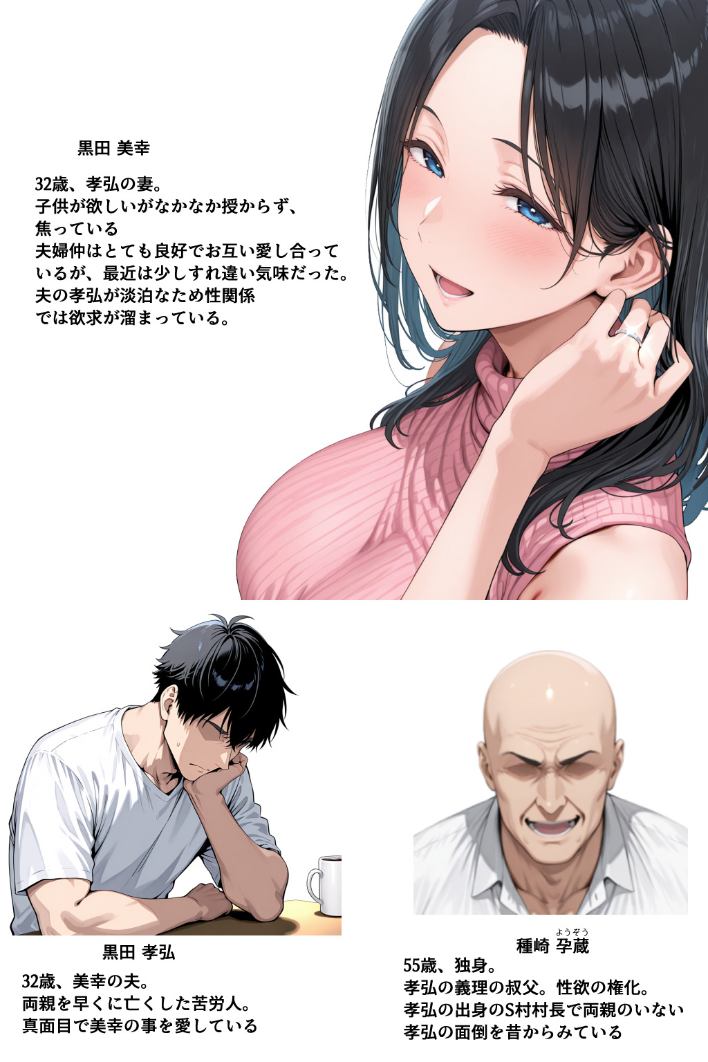 【エロマンガ】子を望みながらもすれ違い続ける夫婦が寝取りの神事に参加した結果…