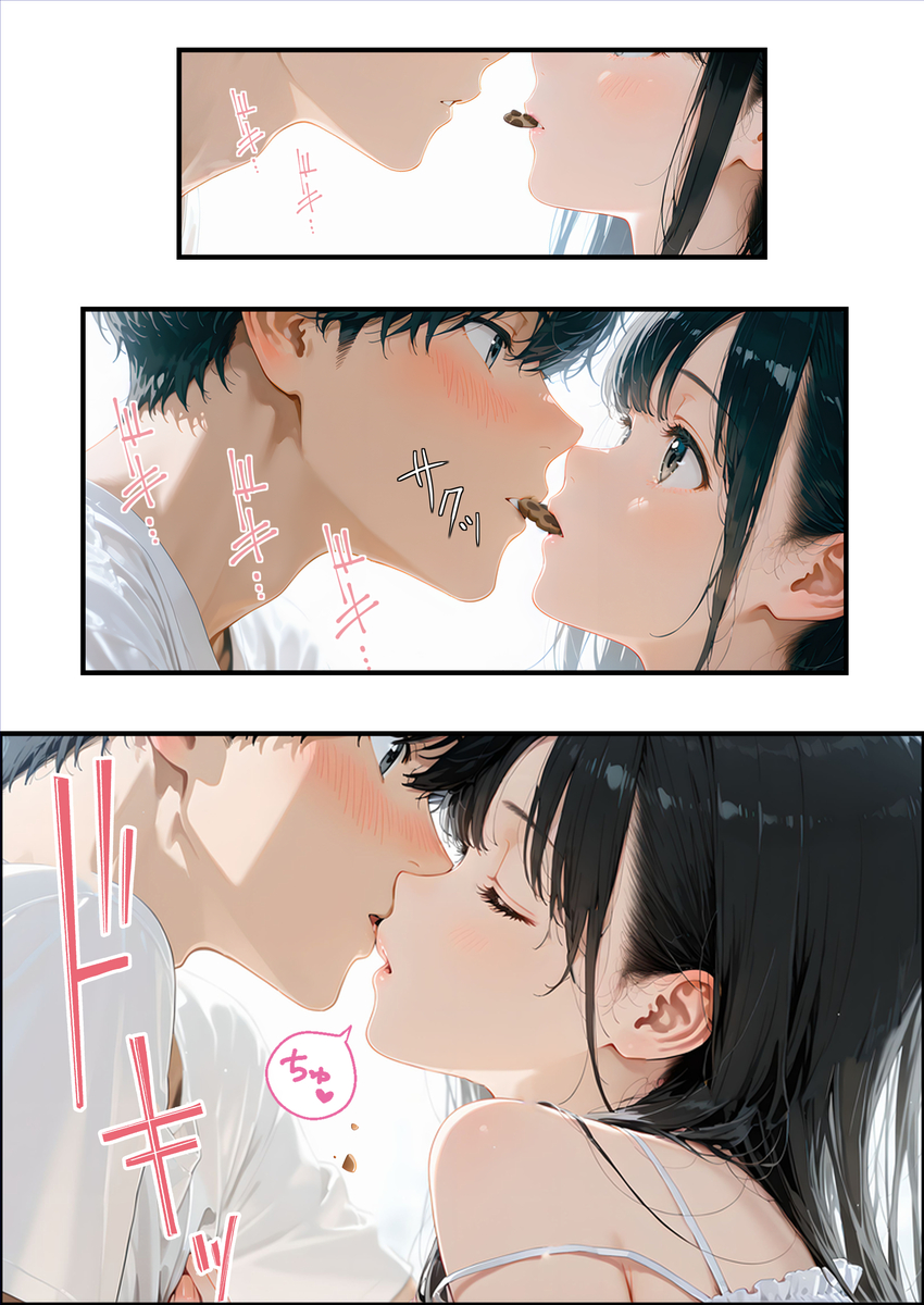【エロ漫画】性欲つよつよ美少女と絶倫童貞のドキドキいちゃラブな2日間